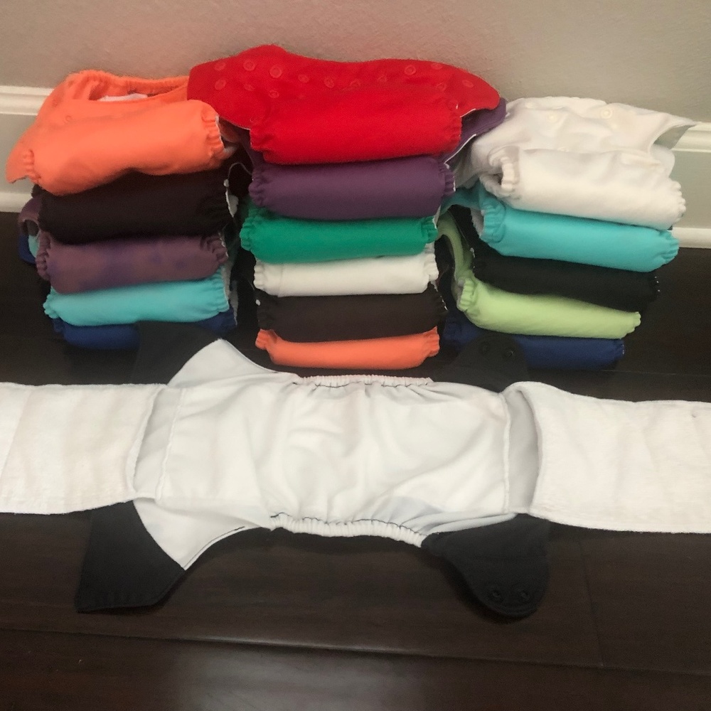 Bum Genius Freetime All In One Cloth Diapers (set of 17)
